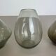 Set of Three Turmalin Vases Wilhelm Wagenfeld Wmf Attributed, Germany 1960s
