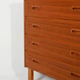 Scandinavian teak chest of drawers, 1960s