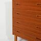 Scandinavian teak chest of drawers, 1960s