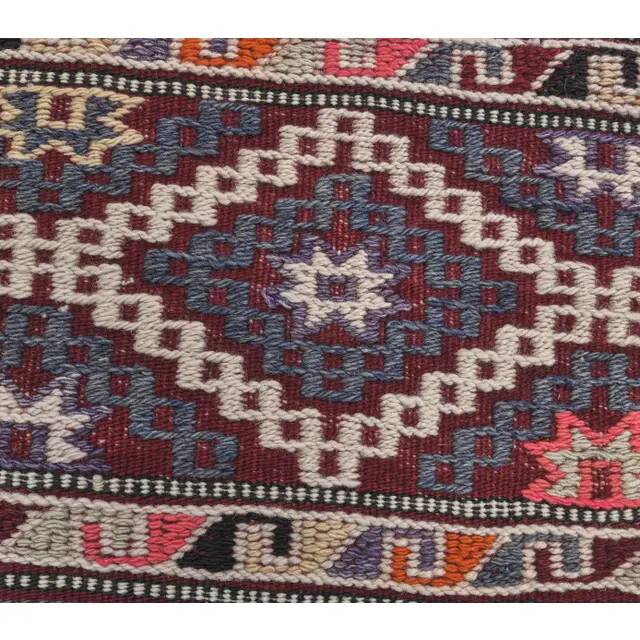 Handwoven Vintage Traditional Turkish Wool Flatweave Kilim Rug 160x280