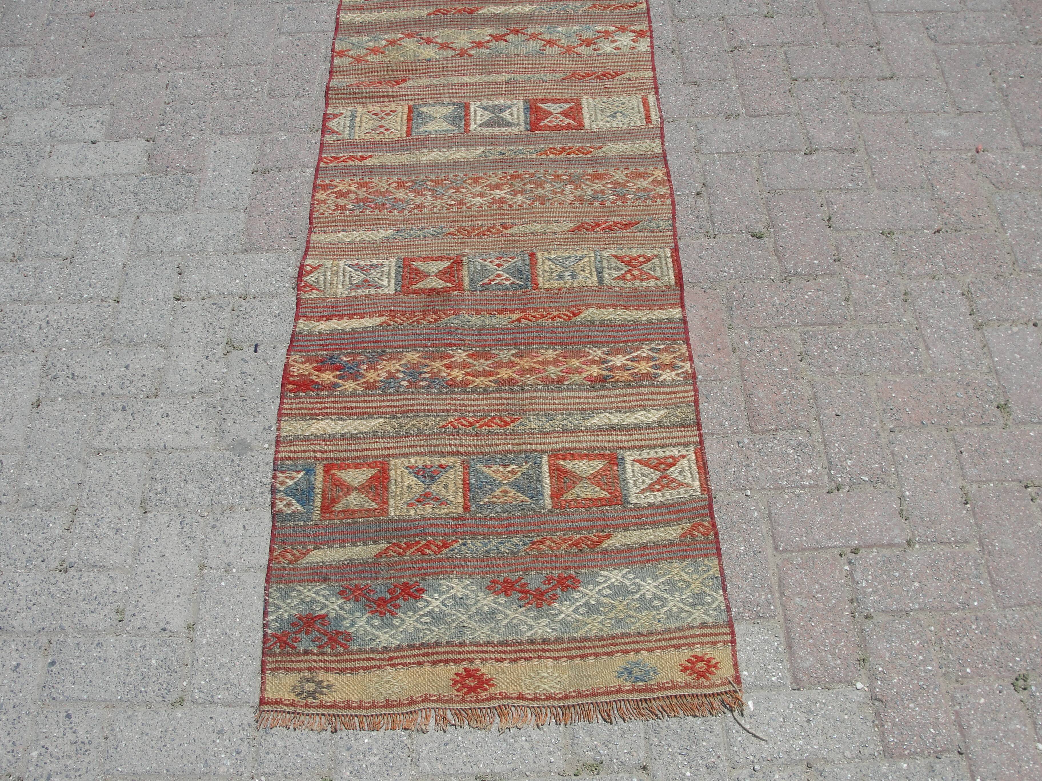 Handmade kilim rug runner
