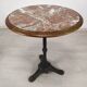 Pedestal table marble bistro