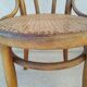 Chaise  bistrot Thonet n°18  fin XIX bois courbé assise cannée