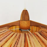 Walnut pendant lamp by Temde