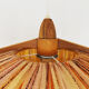 Walnut pendant lamp by Temde
