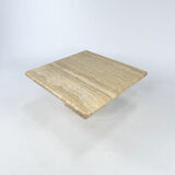 Vintage Italian Travertine Coffee Table, 1970s