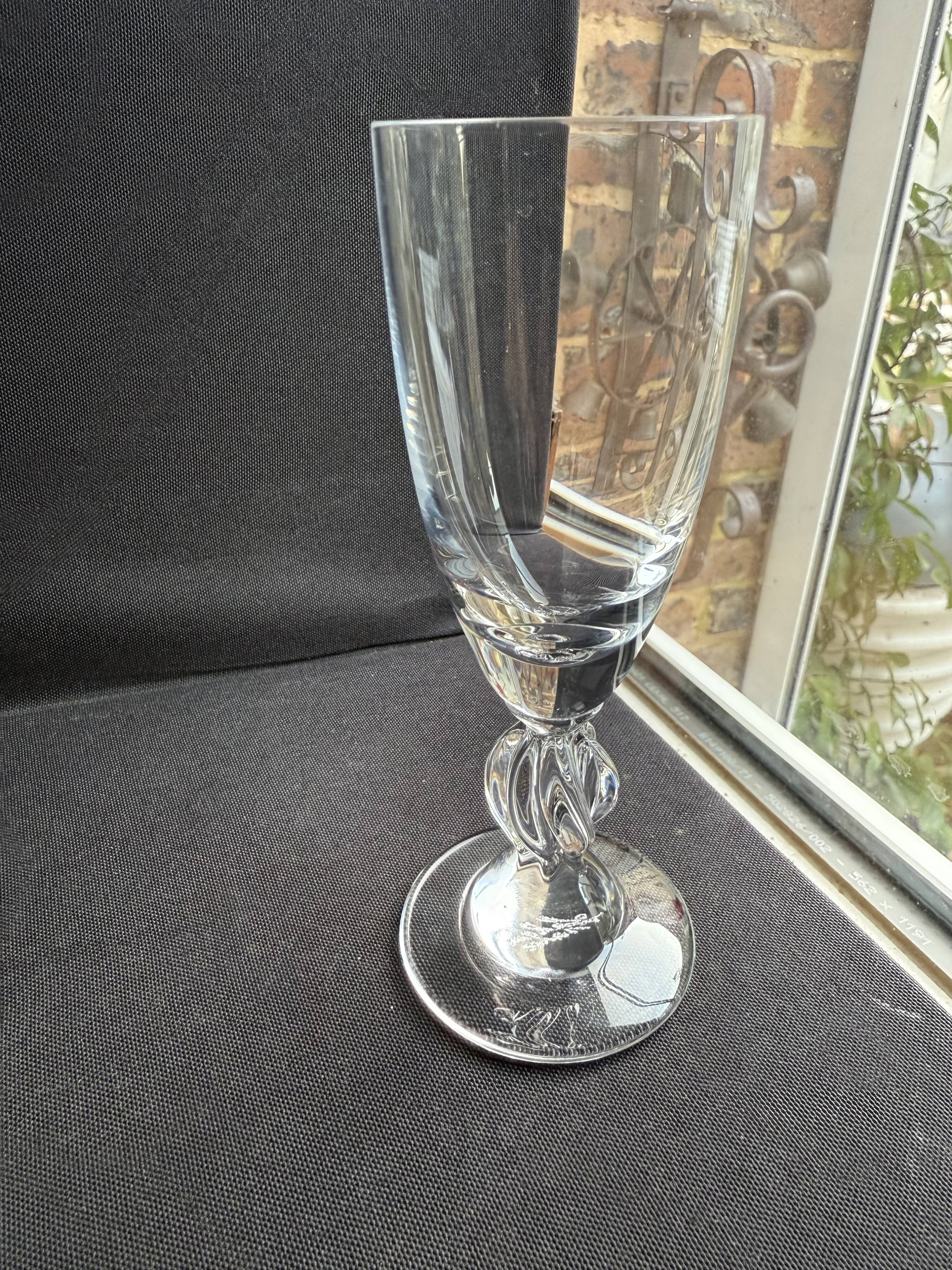 3 liqueur glasses Fréjus by Lalique France