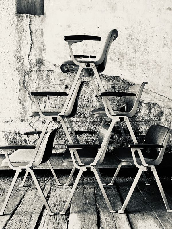 Wesifa vintage stacking chair – German space design from the 1960s