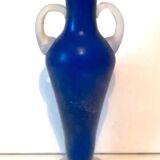 Vase Bleu Pâte de Verre