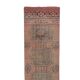 Vintage Turkish hallway rug 85x683 cm