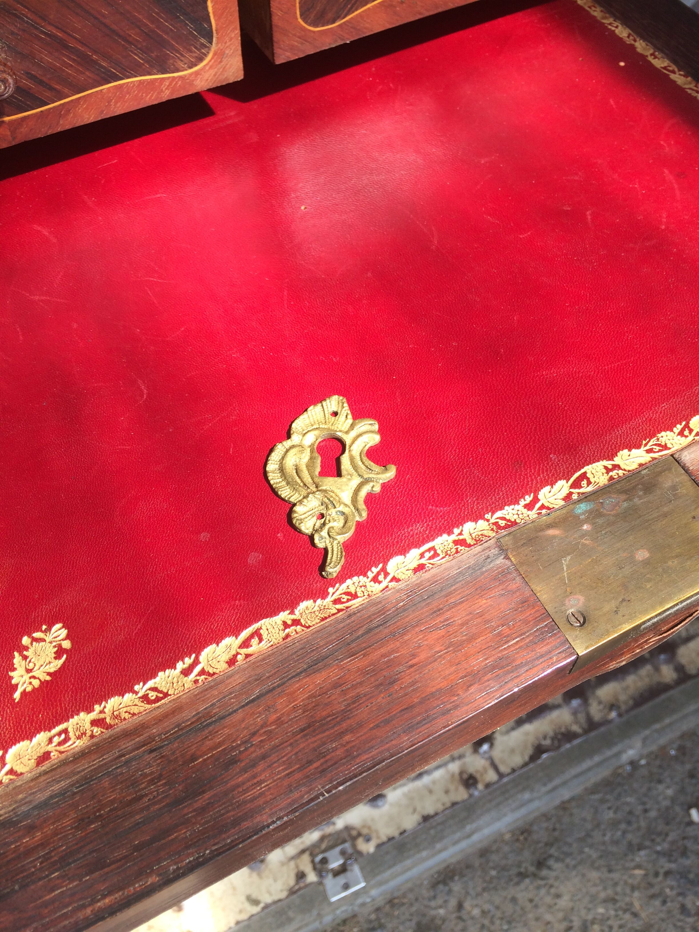 Dame secretary Louis XV style, curved, 4 drawers