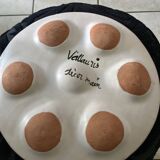 Service à huîtres vallauris 6 assiettes et 1 plat