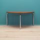 Teak half round table, Danish design, 1970s, manufacturer: Bent Krogh