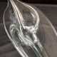 Long crystal fruit cup 1950 for thread or center table