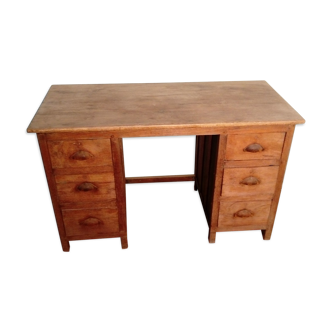 Bureau avec 2 blocs tiroirs