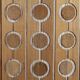 Pine Pendant Lamp – Cylindrical with Circle Pattern, Scandinavia – 1960s/1970s