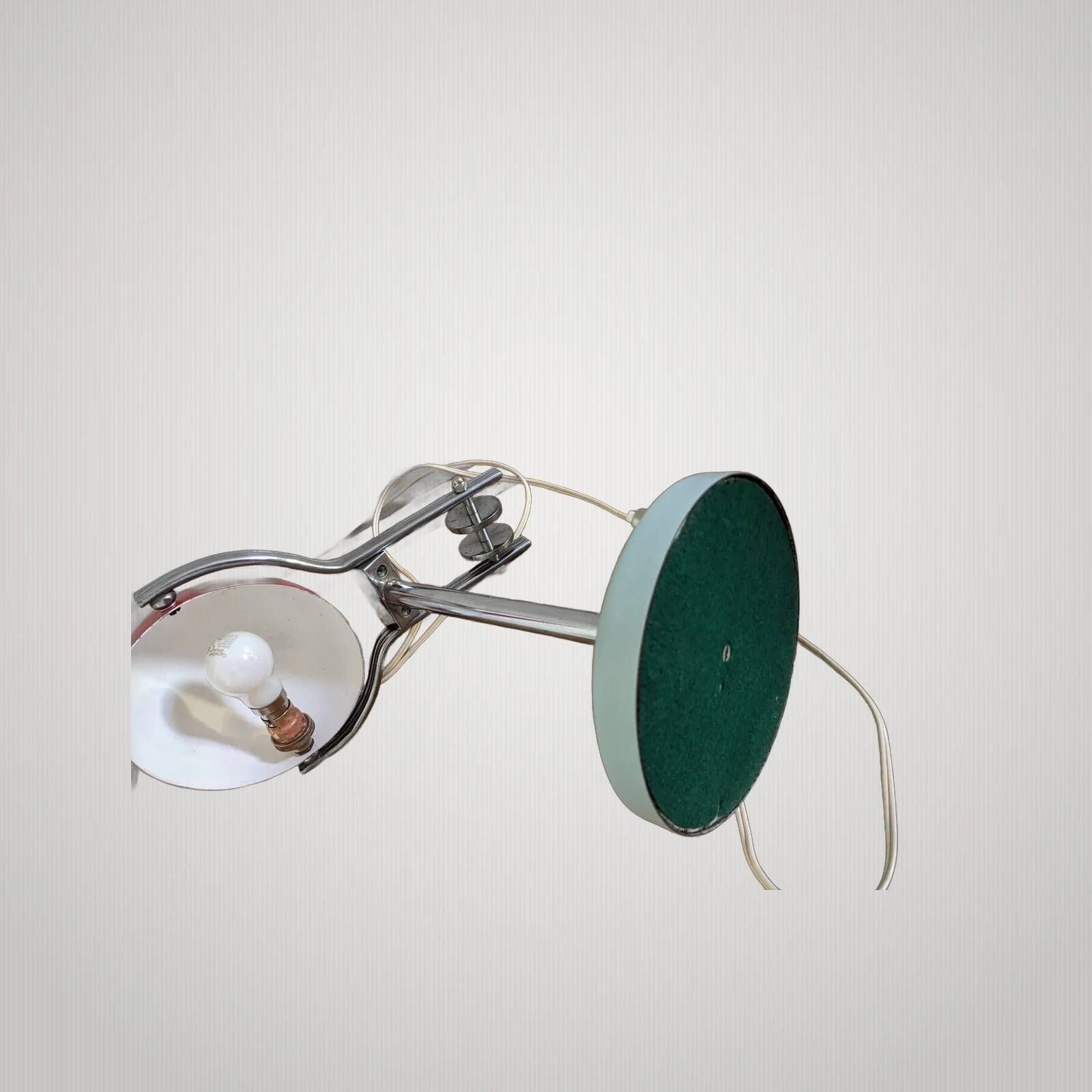 Vintage lamp 1950 Gino SARFATTI arte luce .. Vintage table lamp in mauve