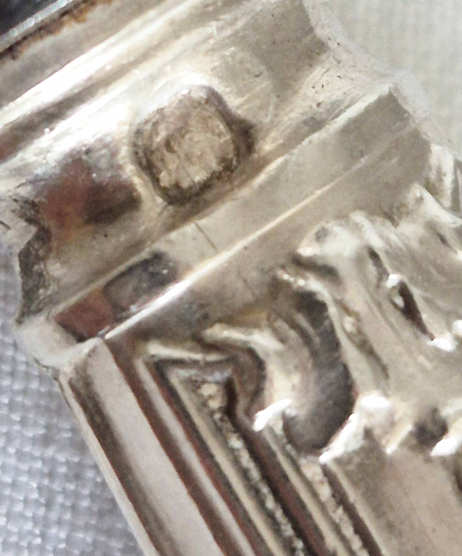 Set of 11 vintage knives, steel blades and silver handles