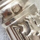 Set of 11 vintage knives, steel blades and silver handles