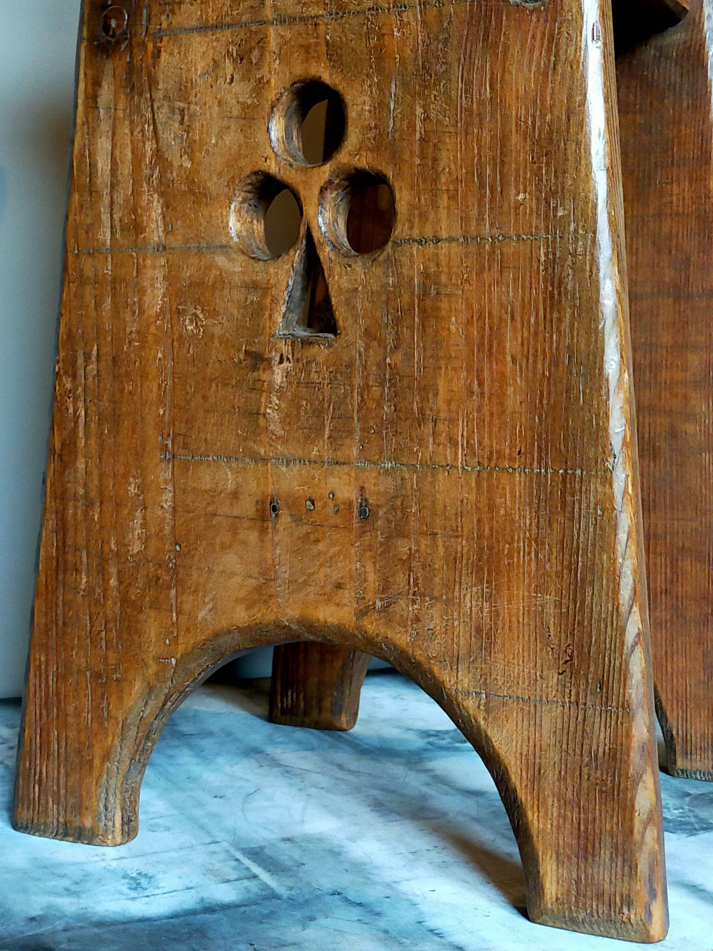 Vintage art-popular tabouret