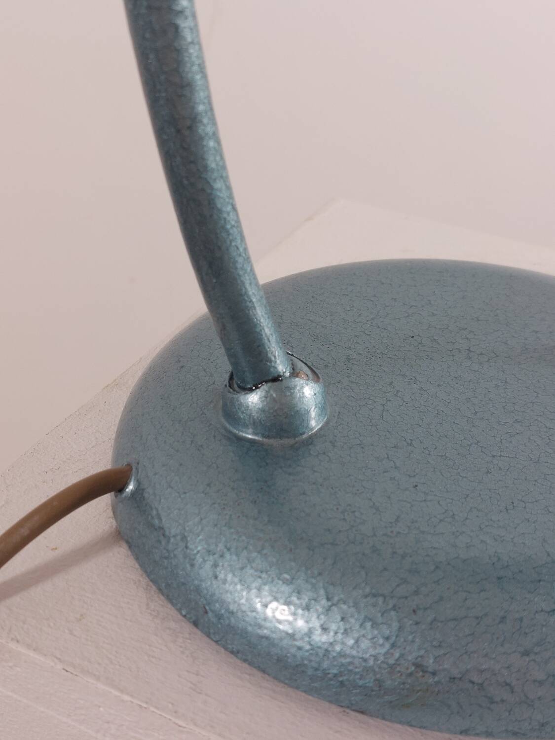 1940s Bauhaus-style workshop desk lamp by Gebrüder Cosack