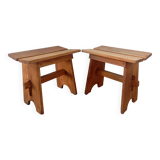 Oak stools