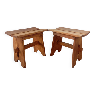 Oak stools