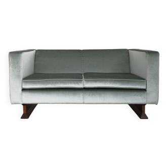 Canapé 2 places en velours Franco Albini pour Poggi, modèle DV33, Italie, années 1960.