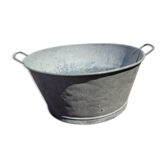 Bassine en zinc 43cms de diamètre