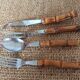 Bamboo cutlery set