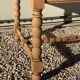 Farmhouse table with extensions up to 223 cm