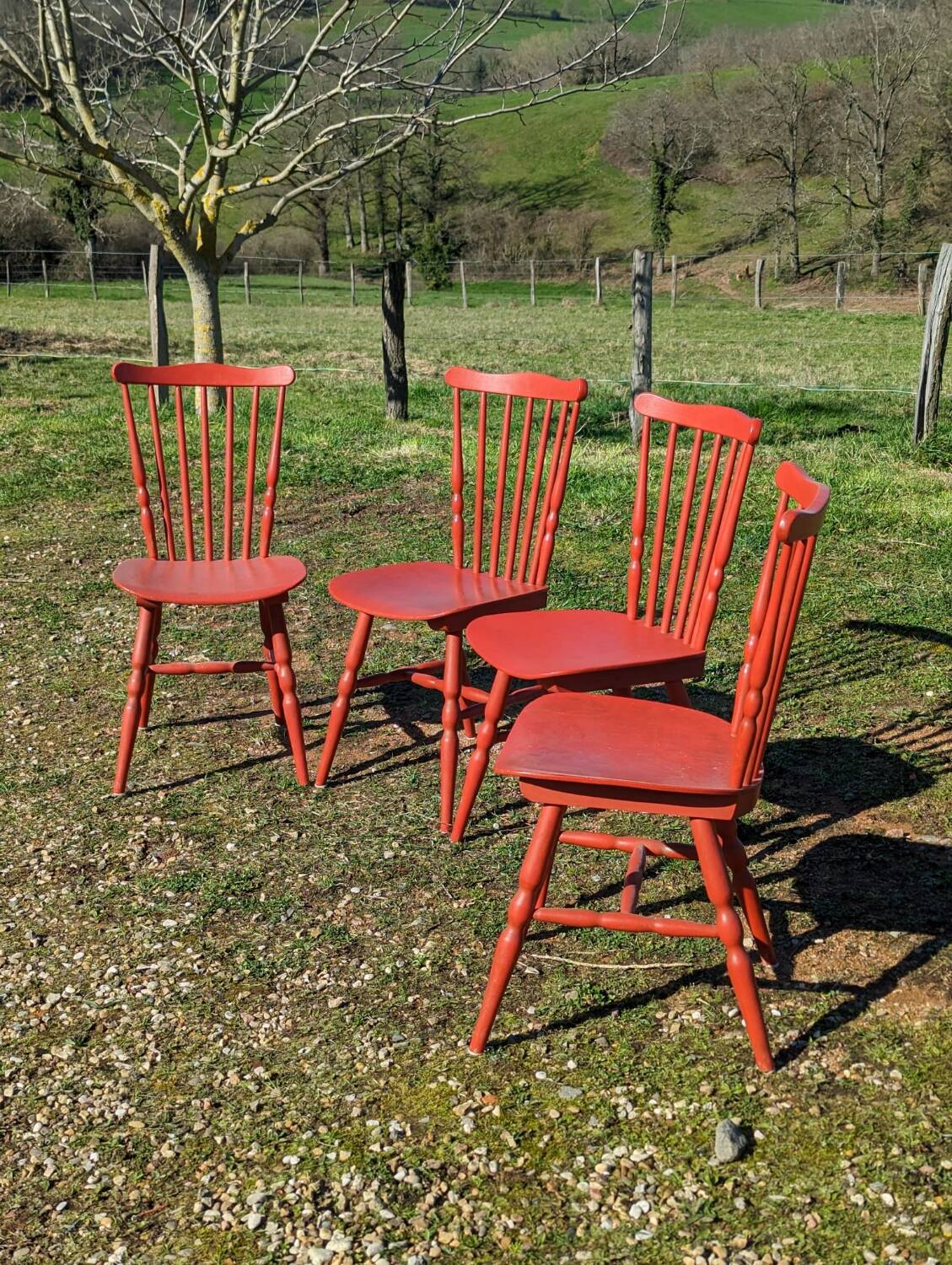 4 Baumann bistro chairs