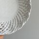 Large white twisted ceramic basket