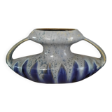 Ceramic vase with handles, signed Gustave De Bruyn, Fives, Lille, Art Deco period