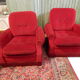 Vintage velvet club chair 50/60