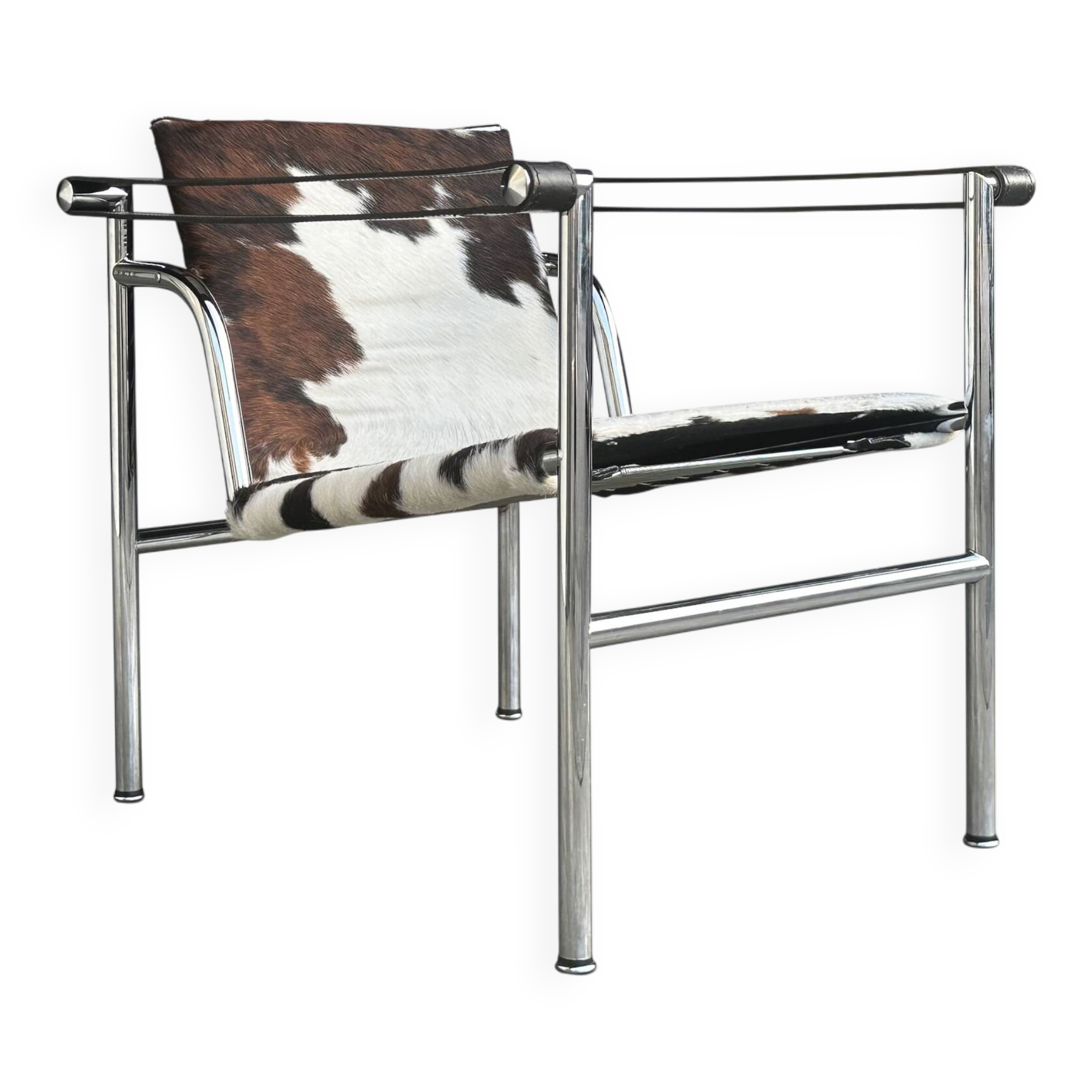 LC1 ponyskin armchair by Le Corbusier et al for Cassina 1980s