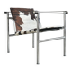 LC1 ponyskin armchair by Le Corbusier et al for Cassina 1980s