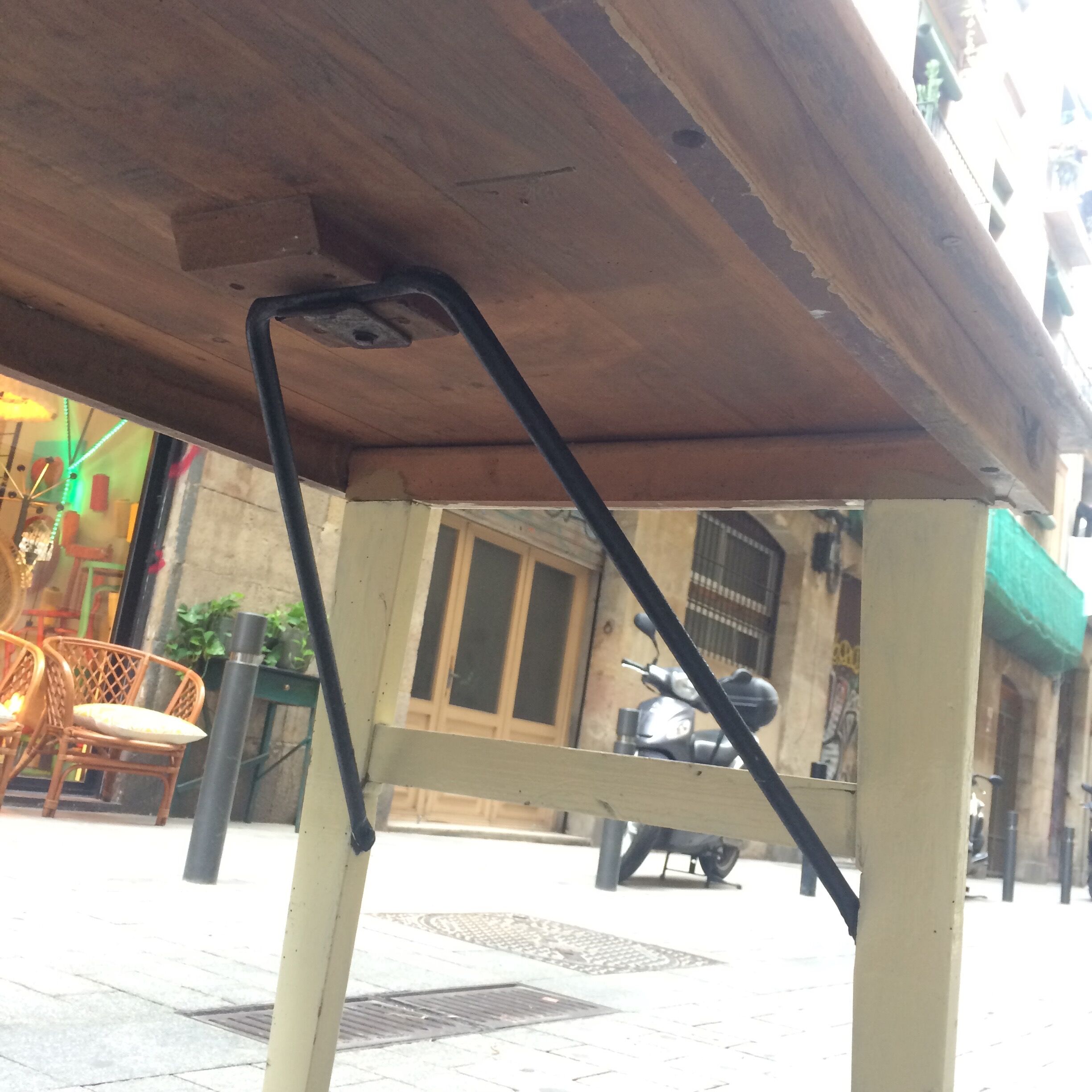 Table en bois pliable