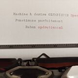 Olympiatte typewriter special Vintage like new