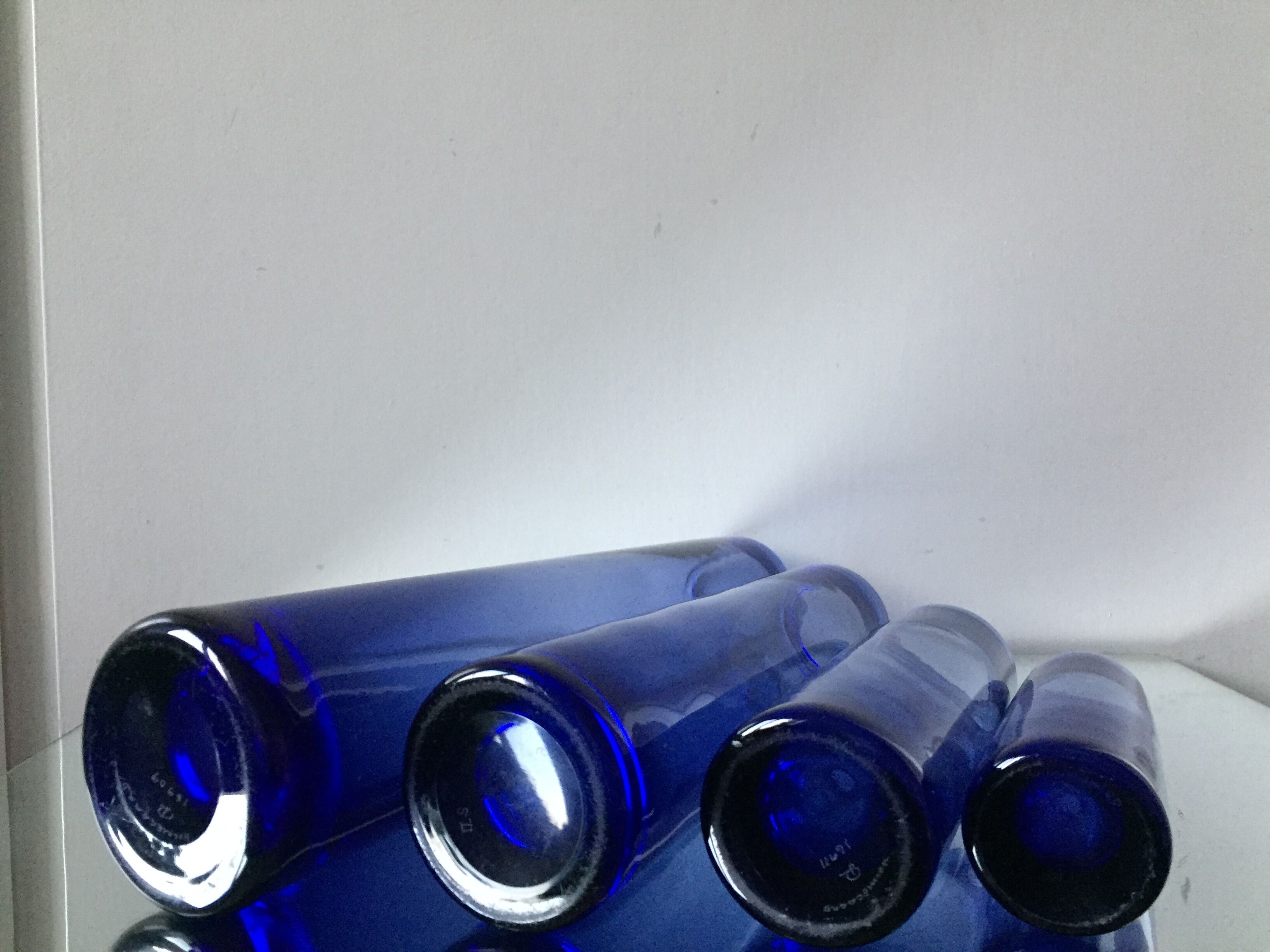 Lot de 4 vases Holmegaard par Per Lutken années 1960