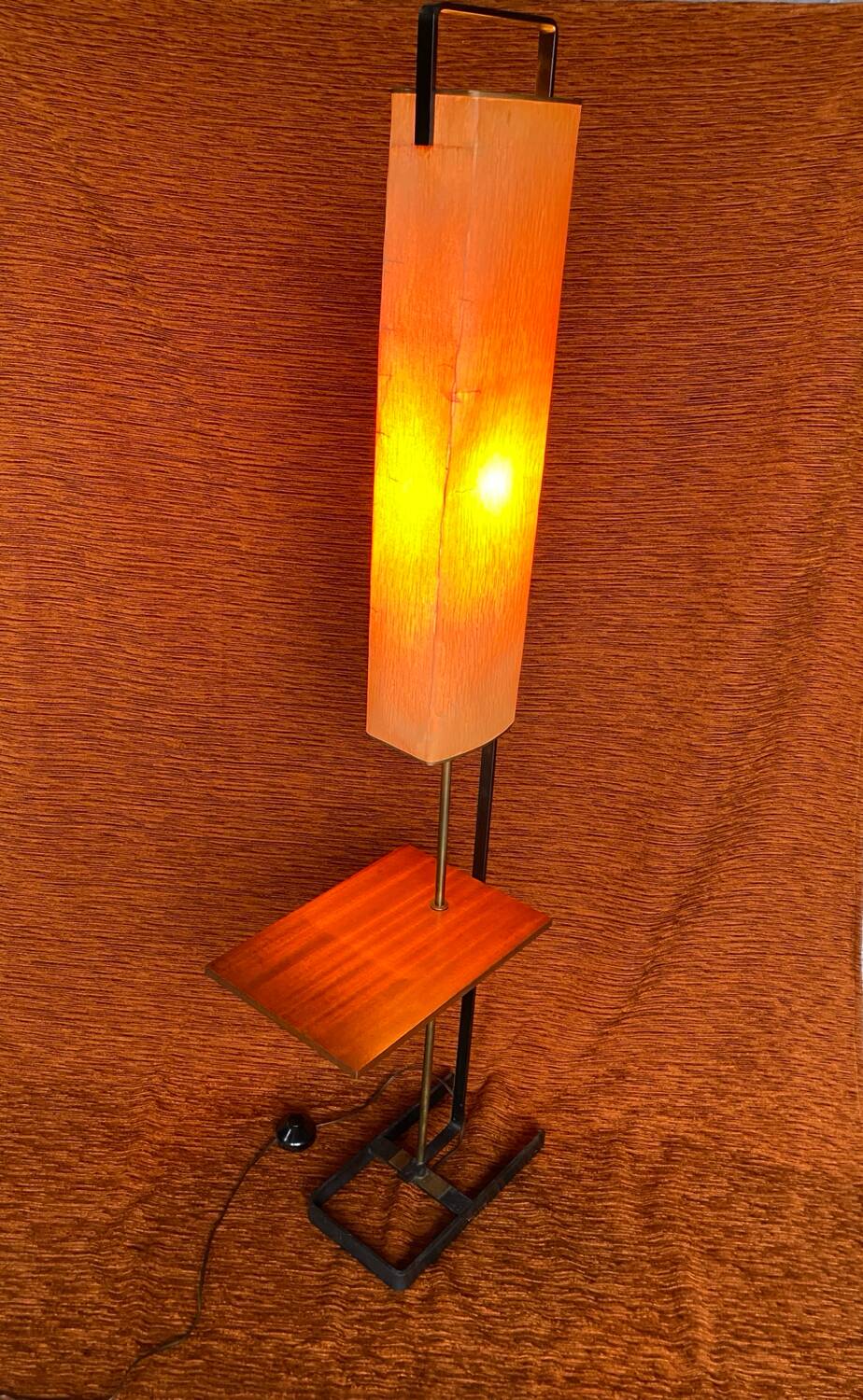 Vintage floor lamp 1950 maison arlus