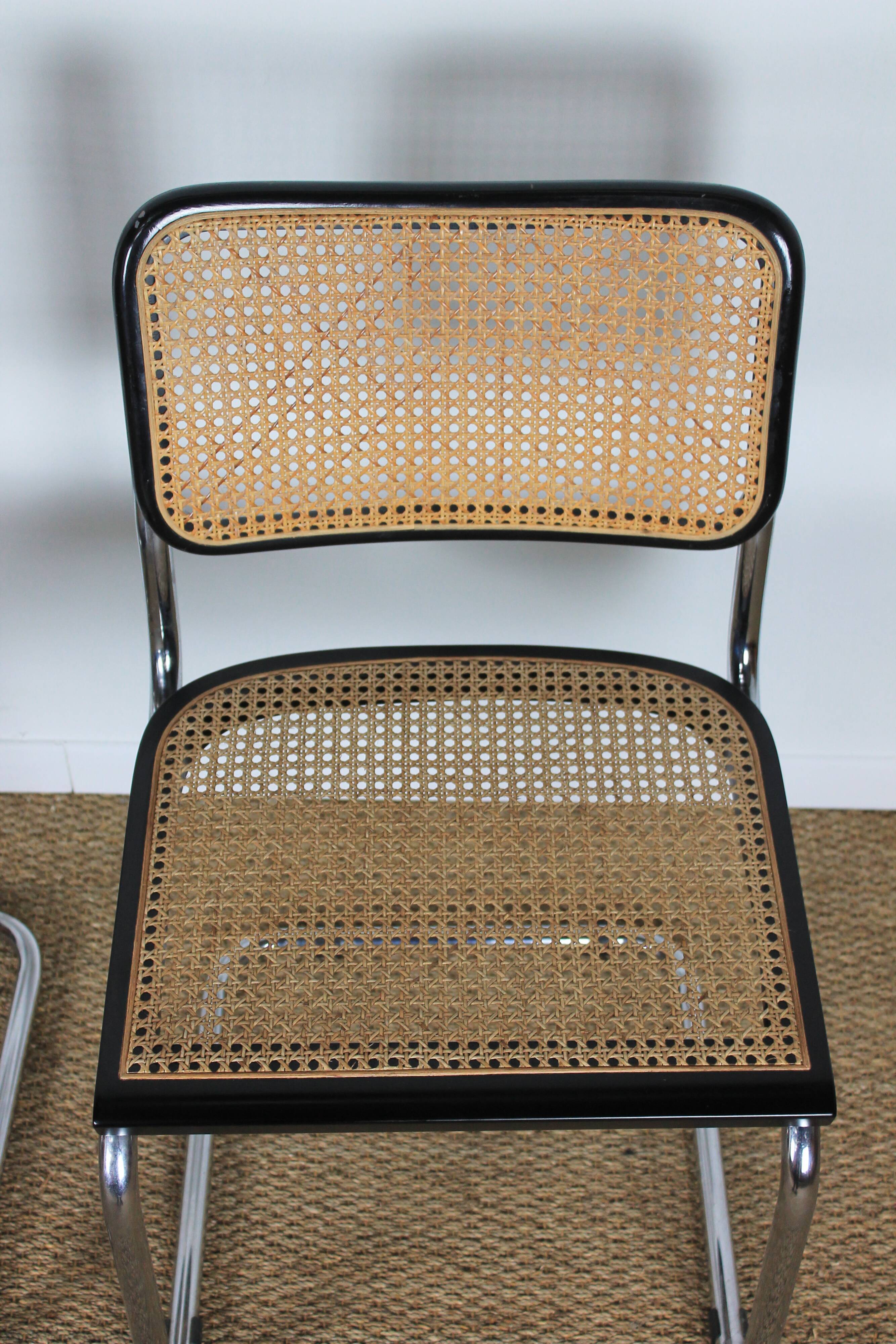 Pair of Marcel Breuer B32 chairs