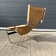 Artifort F444 van Pierre Paulin, natural camel leather