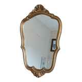 Baroque mirror gilded solid wood frame