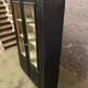 Black patinated vintage library