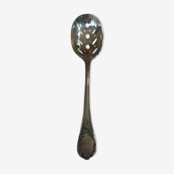 Spoonful with silver metal cubes Christofle