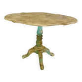 Travel pedestal table