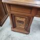 Art deco 4-door, 3-drawer, double-sided, 1930s flat desk