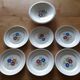 Set of 6 flat plates and 1 round dish KG Lunéville "Agnès"