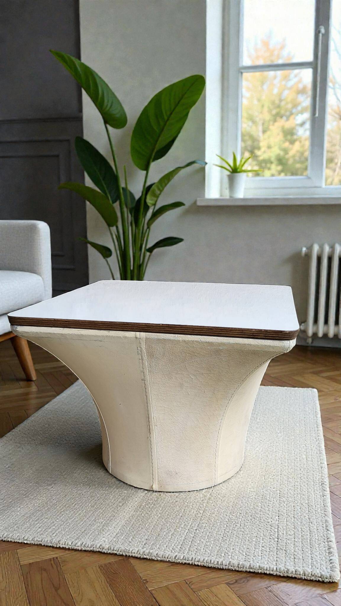 Mushroom coffee table by Bernard Brunier / 1960s